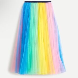 ISO IN SEARCH OF JCREW Tulle Rainbow Skirt Size 10 or 12